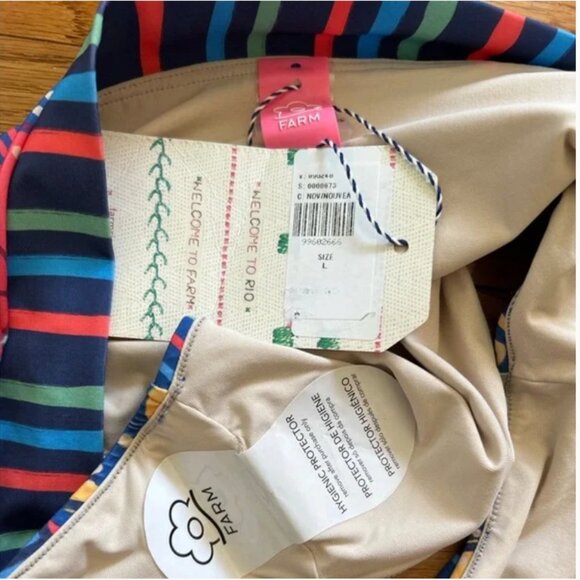 Farm Rio NWT Anthropologie Bikini Bottom size L - Picture 8 of 9